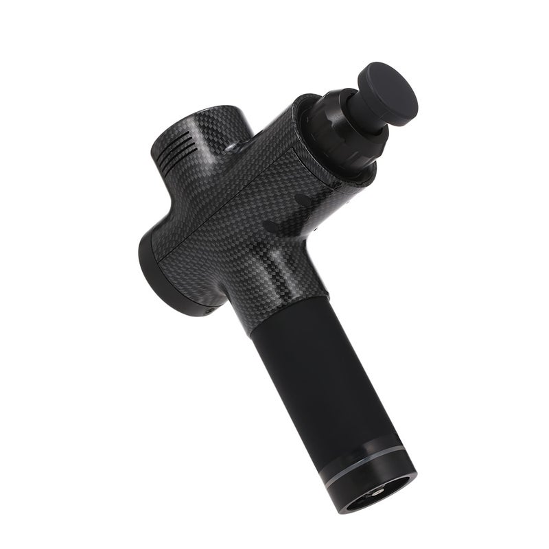 جهاز التدليك الكهربائي على شكل مسدس مزود بشاشة LCD و4 رؤوس تدليك مختلفة - Image 5