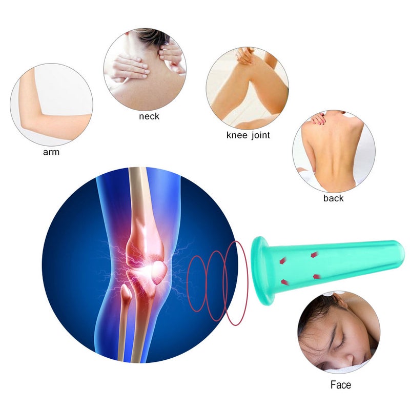 5 Piece Silicone Face Eye Cupping Jar Set - Image 4