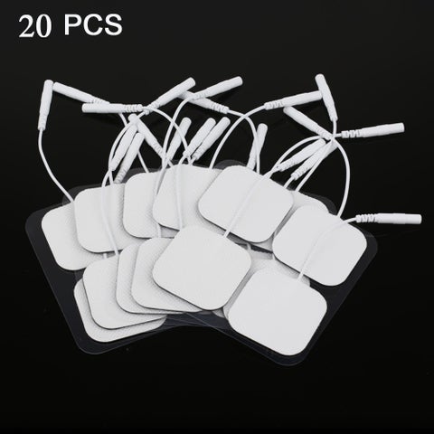 20 Piece 5 x 5 cm Self Adhesive Replacement Tens Pads