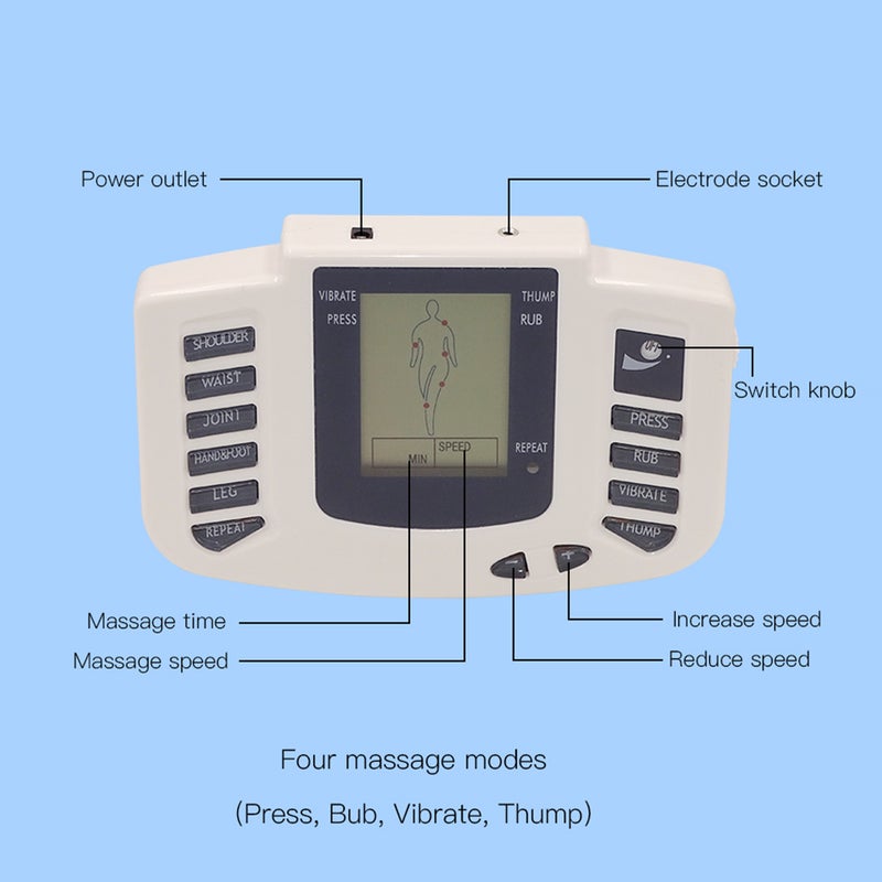 Electrical Stimulator Full Body Relax Muscle Therapy Massager - Image 4