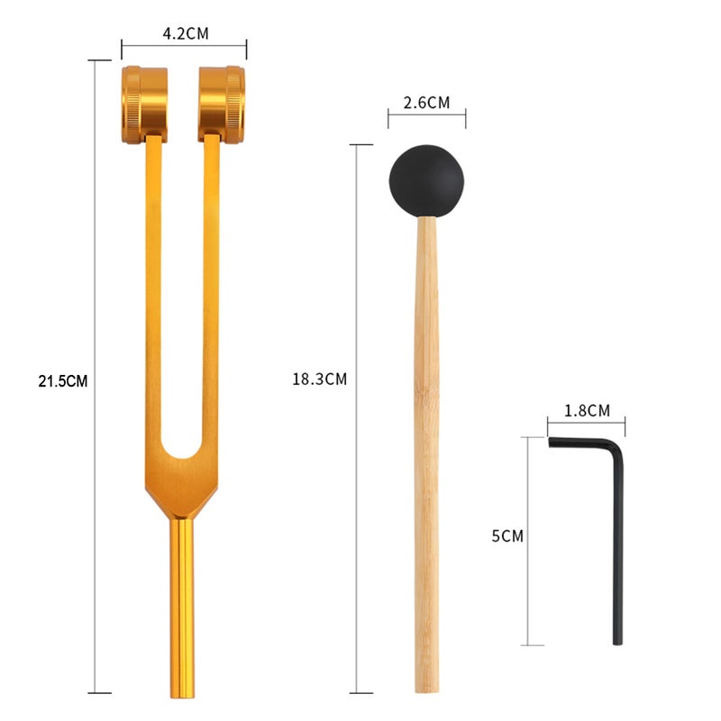 Generic - 128HZ Aluminum Alloy Tuning Fork Diagnostic Tool For Sound Healing Therapy - Image 1