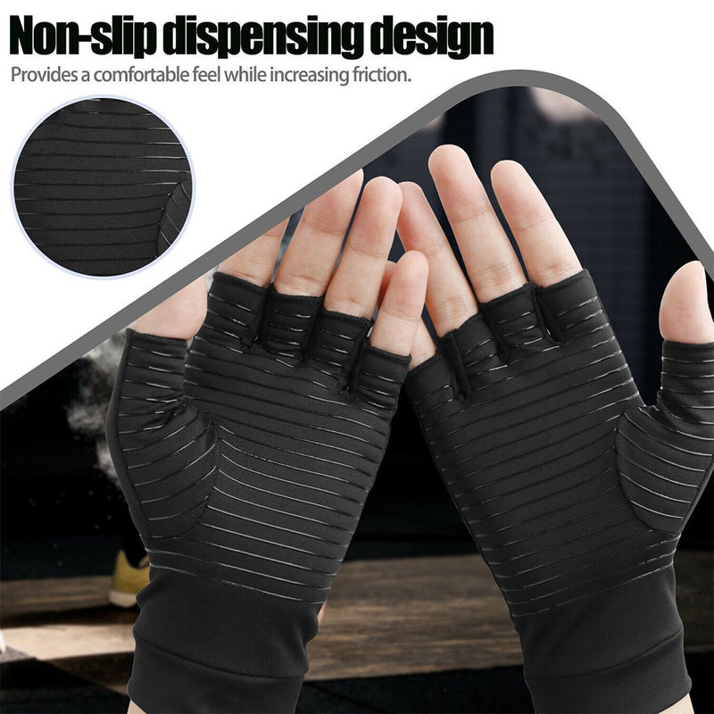 Generic Copper Compression Arthritis Gloves  - Image 4