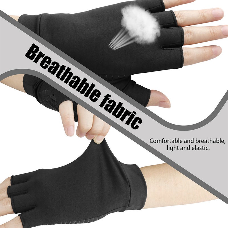 Generic Copper Compression Arthritis Gloves  - Image 5