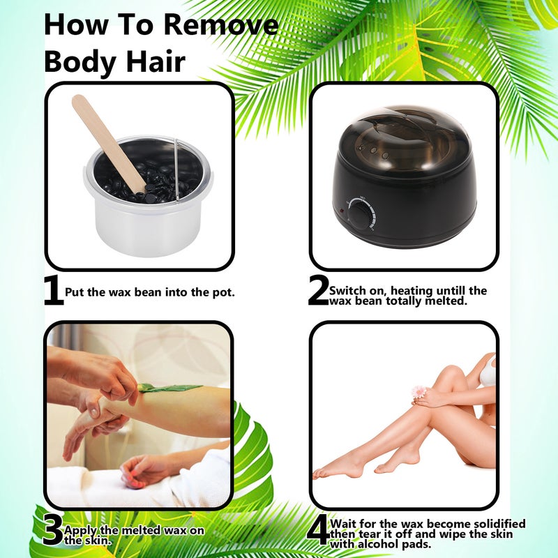 Generic Hair Removal Wax Warmer Kit  - Image 2