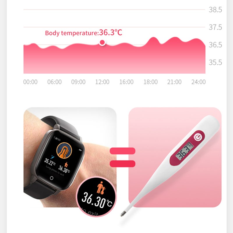 Generic - Body Temperature Monitoring Watch - Image 1