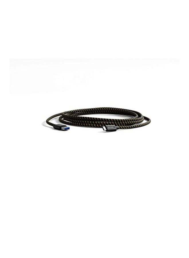 Juiced Systems - USB-C to USB-A 10 Gbps USB 3.2 Gen 2 Data Power Cable Black - Image 1