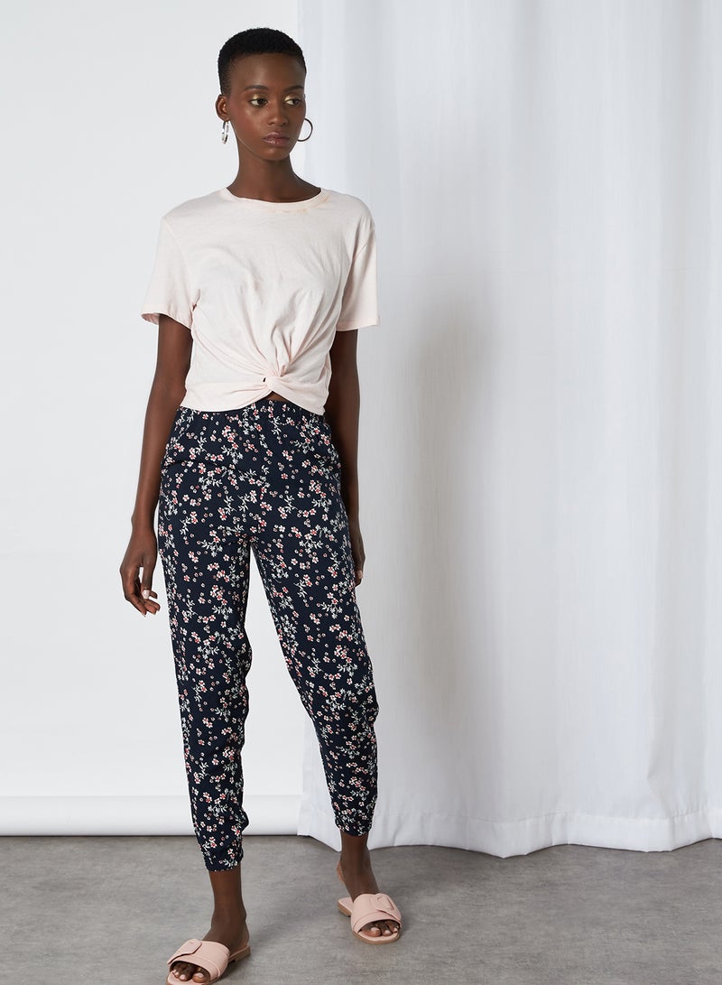 Cotton On - Slim Fit Mid Rise Jeggings Millie Floral Eclipse - Image 1