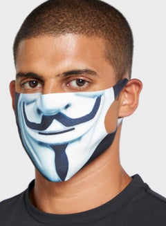 Printed Neoprene Face Mask Multicolour