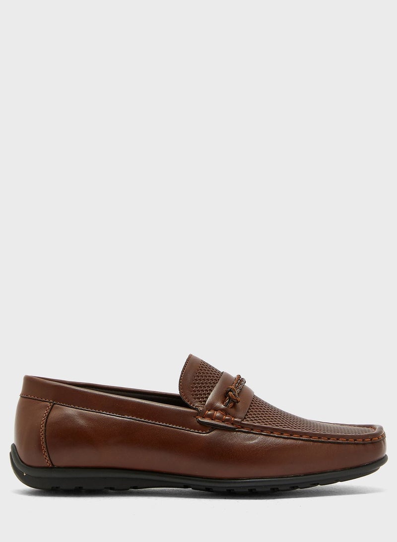 Robert Wood By Namshi - Casual Slip Ons Brown - Image 1