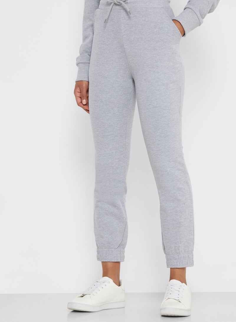 Ginger Basics - Hoodie with pocket Jogger Set Grey - Image 1