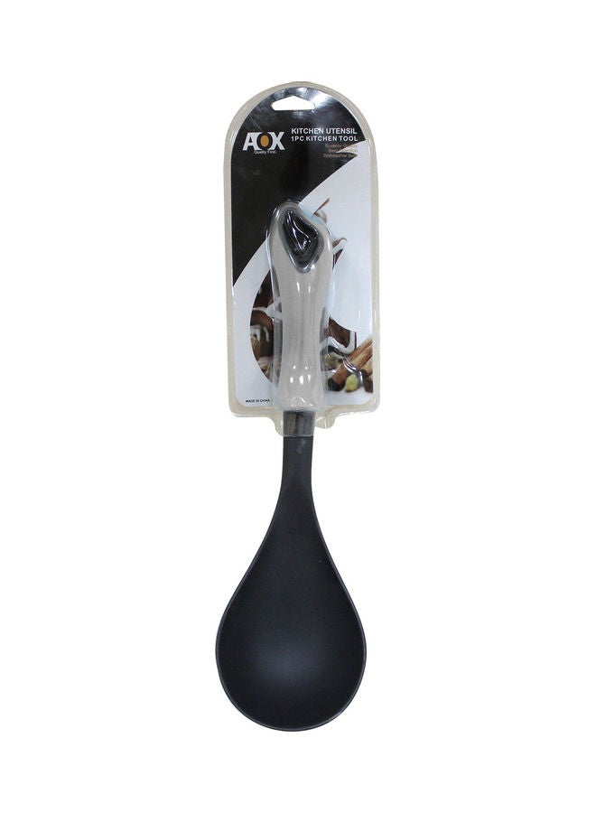 Cc Silicon Slotted Food Turner Grey 35cm - Image 1