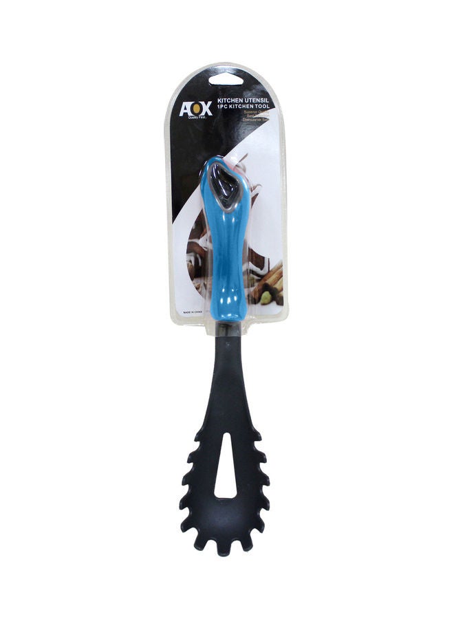 Cc Silicon Slotted Serving Spoon Blue 35cm  - Image 1