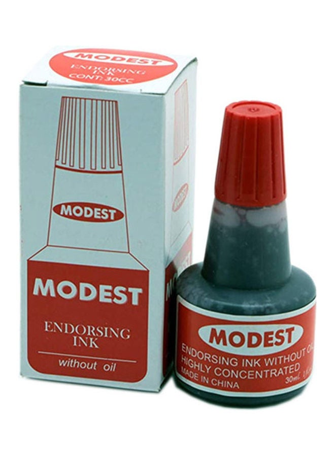 MODEST Stamp Pad Ink Red - Image 2