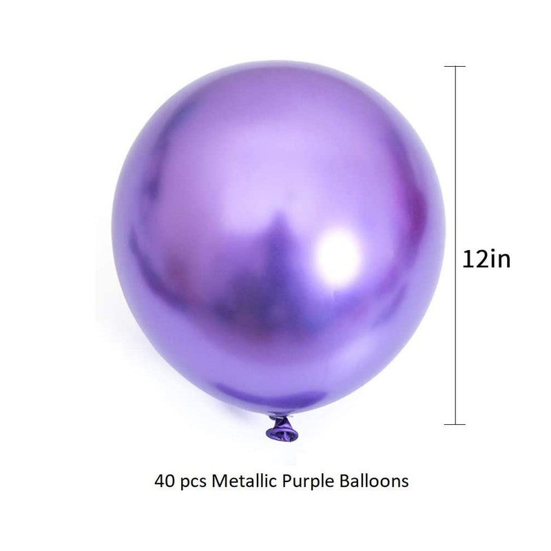 Delight 40-Piece Metallic Balloon Set 12inch - Image 3