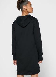Ginger Basics Hooded Mini Dress Black  - Image 2