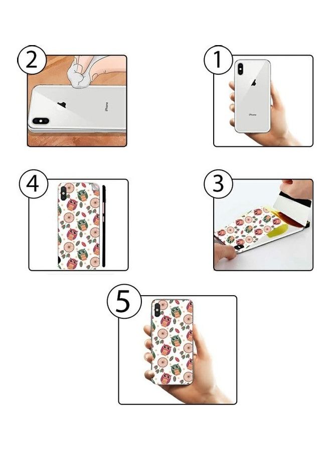 OZO - Moving Theme Transparent Skin For Samsung Galaxy Note 20 Ultra (Not For Black Phone) Clear/Black - Image 1