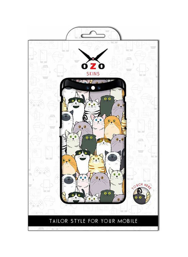 أوزو غطاء حماية شفاف بتصميم قطط لهاتف شاومي ريدمي نوت 8 برو (غير مناسب للهواتف السوداء) شفاف/ ألوان متعددة - Image 1