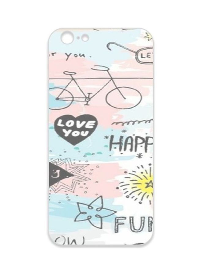 OZO With Summer Funny Trip Transparent Skin For Oppo A57 (Not For Black Phone) Clear/Multicolor - Image 2