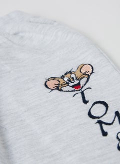Moms Love Baby Tom & Jerry Joggers Acru Melange  - Image 3