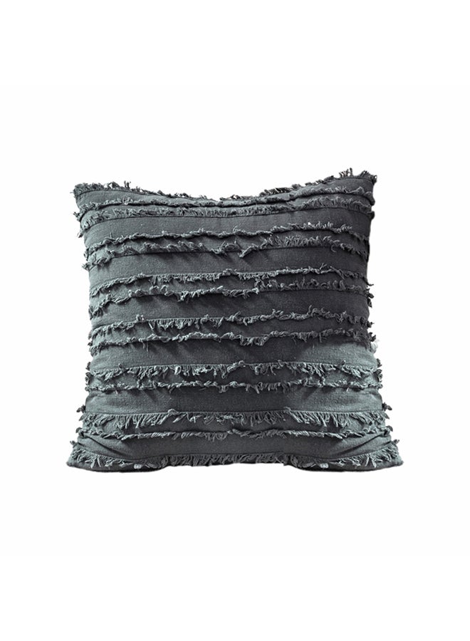 Donetella Decorative Cushion Cover Grey 45 x 45cm 