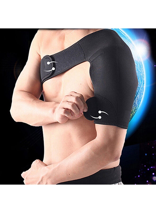 Generic Men Women Adjustable Left Shoulder Brace Support Strap Sport Protector Belt 20*10*20cm  - Image 2