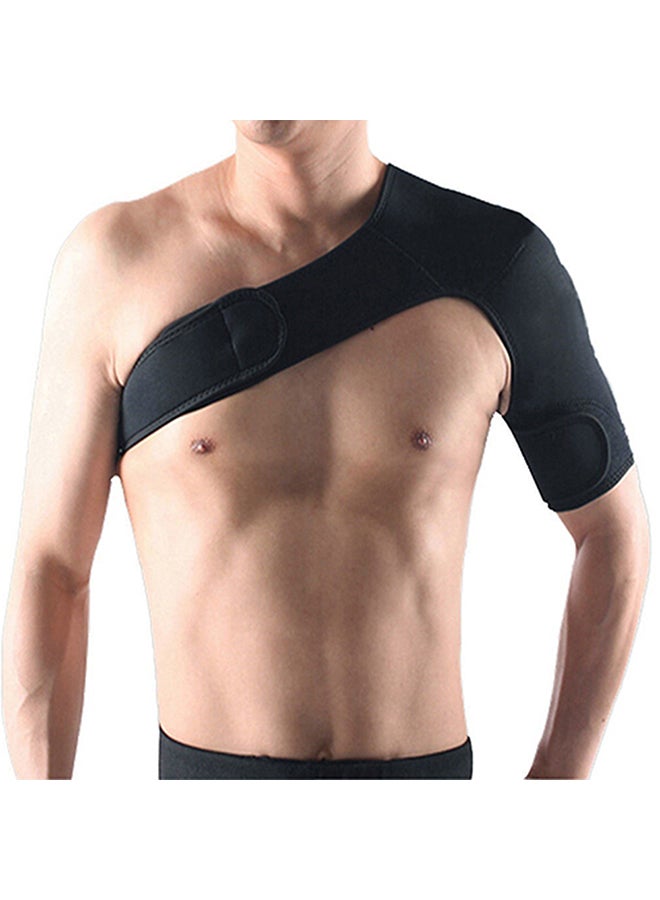 Generic Men Women Adjustable Left Shoulder Brace Support Strap Sport Protector Belt 20*10*20cm  - Image 3