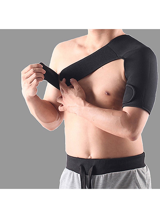 Generic Men Women Adjustable Left Shoulder Brace Support Strap Sport Protector Belt 20*10*20cm  - Image 4