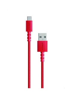 آنكر كابل باور لاين سيليكت+ للشحن ومزامنة البيانات من USB إلى Type C أحمر  - Image 1