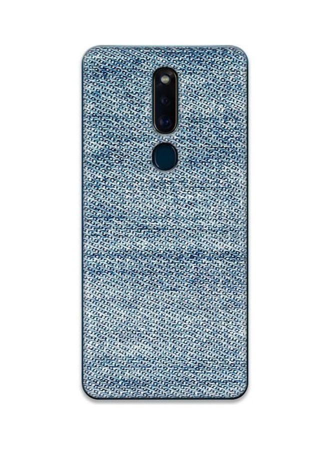 OZO Jeans Mobile Back Skin SE160LBJ for Oppo F11 Pro Light Blue - Image 3
