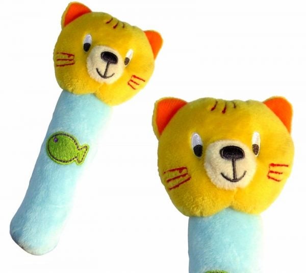 WinFun 12-Piece Animals Sound Rattle Stick Toy Playset - Image 3