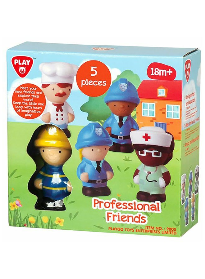 PLAYGO 5-Piece Professional Friends Figure Playset
