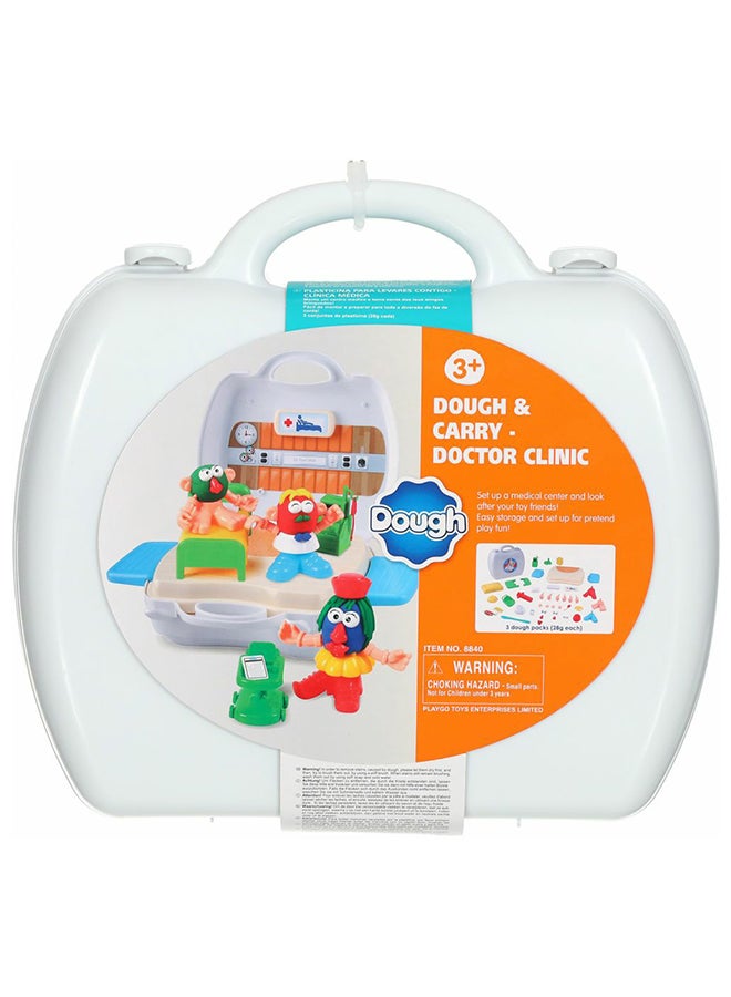 PLAYGO Doctor Clinic Clay Playset - Image 1