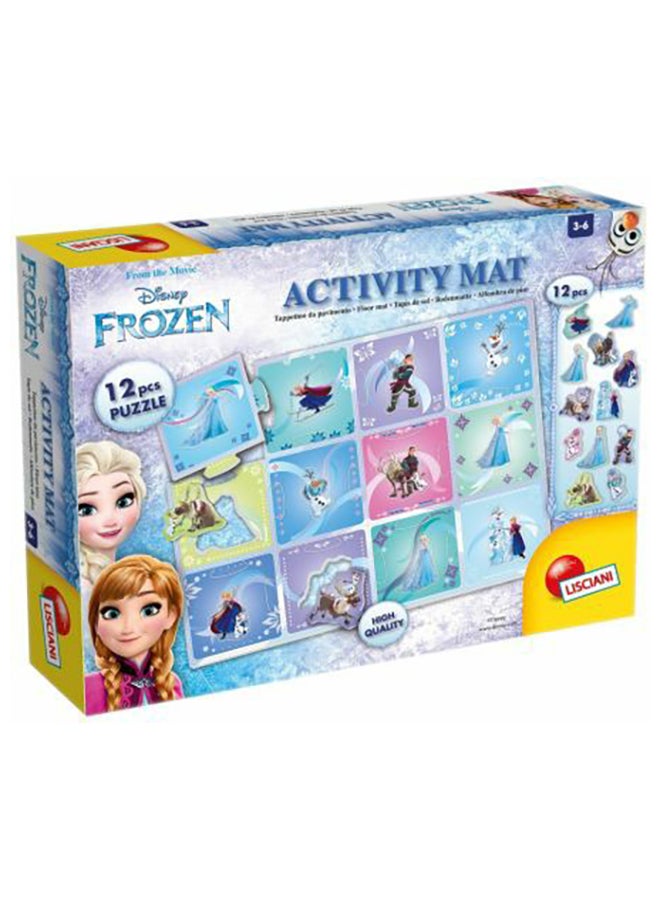 LISCIANI - 12-Piece Disney Frozen Activity Mat Floor Puzzle Playset - Image 1