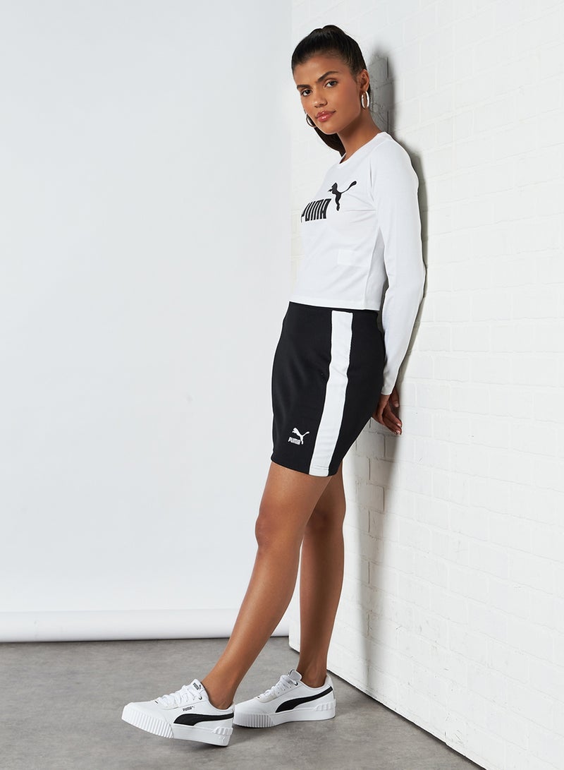 PUMA - Classics Ribbed Skirt Puma Black - Image 1