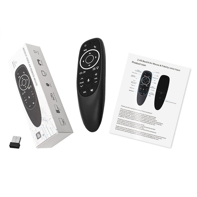 Air Mouse Wireless Handheld Remote Control Black - Image 1