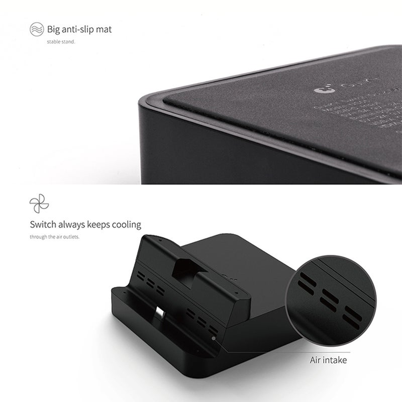 Gulikit - NS05 Switch Docking Station Portable Dock Black - Image 1