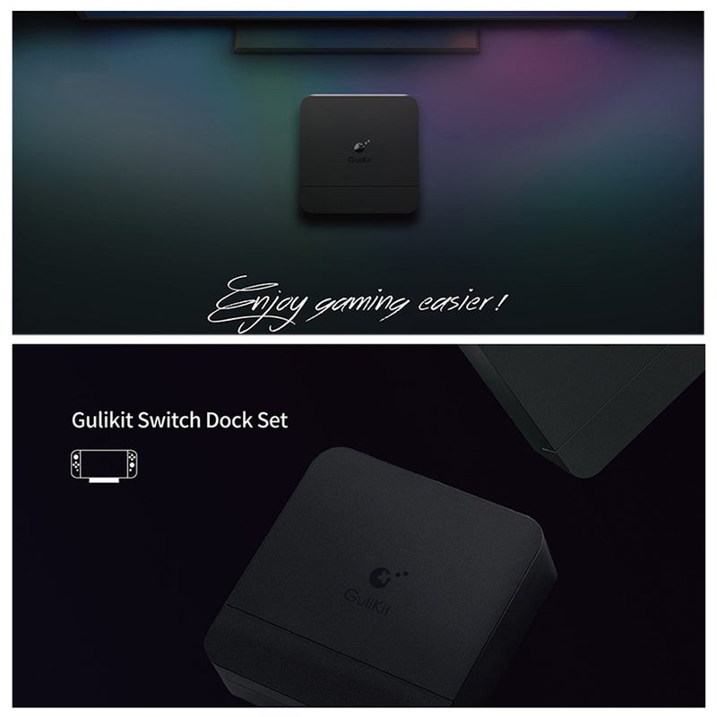 Gulikit - NS05 Switch Docking Station Portable Dock Black - Image 1