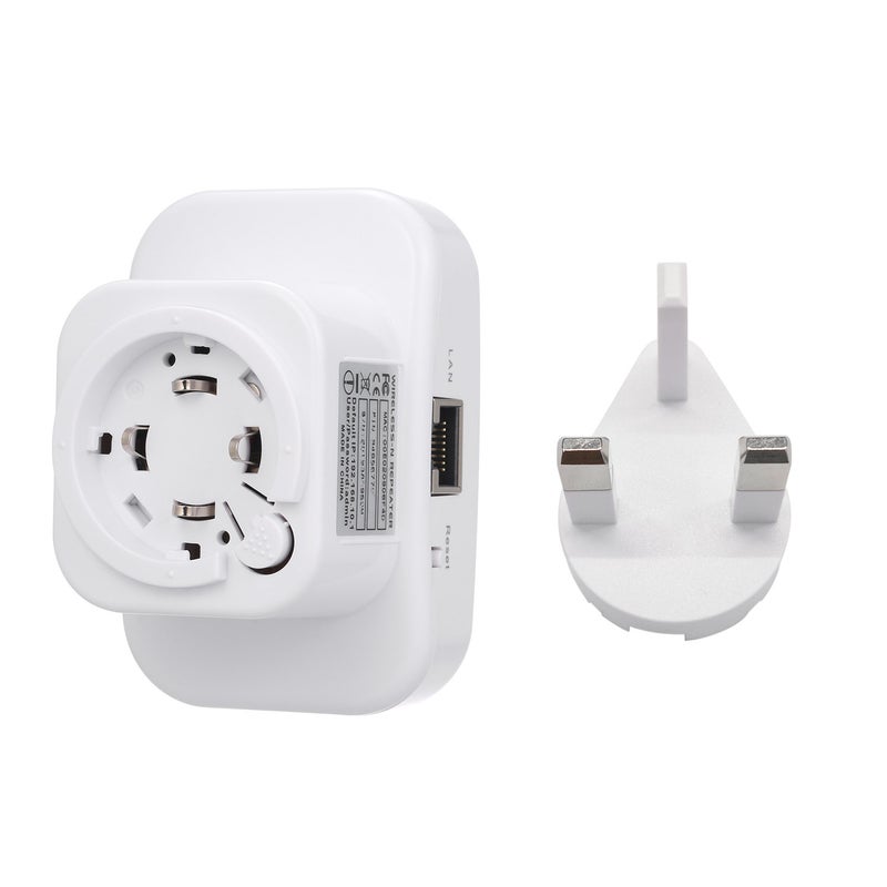 Generic - Wireless-N WiFi Repeater/AP Range Extender Access Point Signal Booster 300Mbps White - Image 1