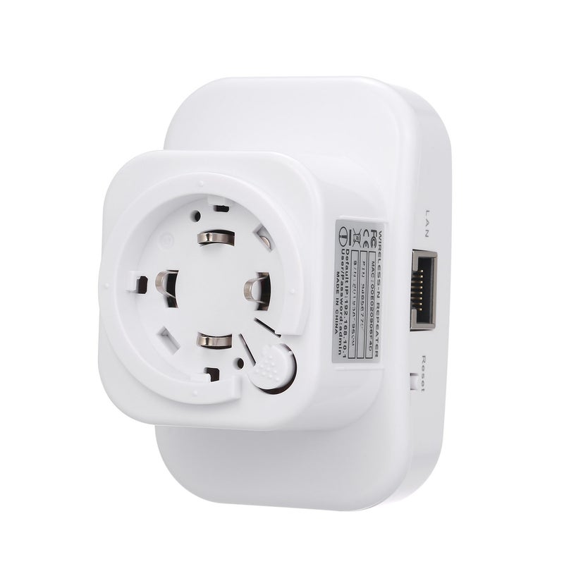 Generic - Wireless-N WiFi Repeater/AP Range Extender Access Point Signal Booster 300Mbps White - Image 1