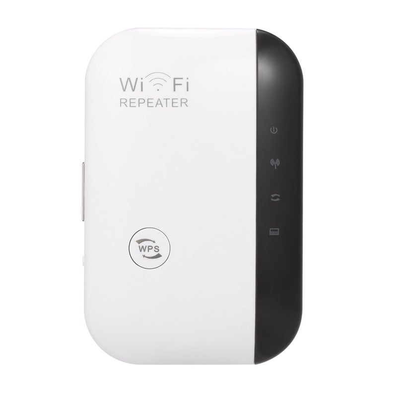 Generic - Wireless-N WiFi Repeater/AP Range Extender Access Point Signal Booster 300Mbps White - Image 1