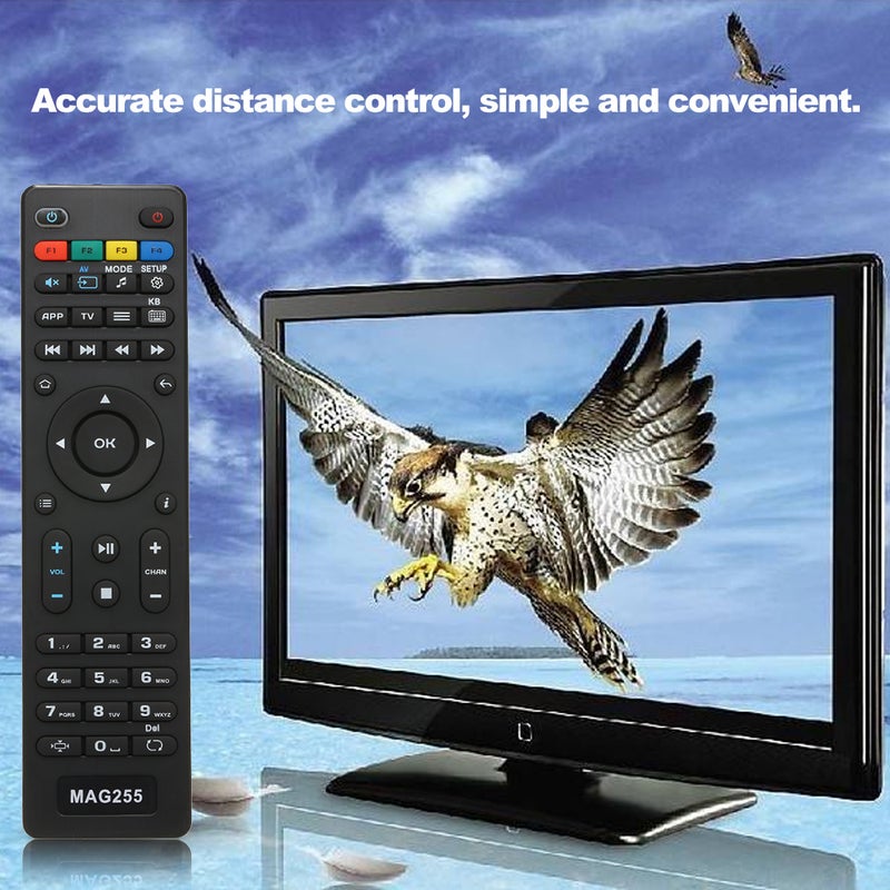 Generic - Replacement TV Remote Controller For Mag 250 254 255 260 261 270 IPTV For Set Top Box Black - Image 1