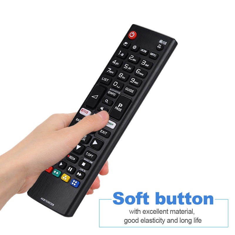 Universal Smart Replacement Remote Control AKB75095308 For LG TV LED LCD Black  - Image 2