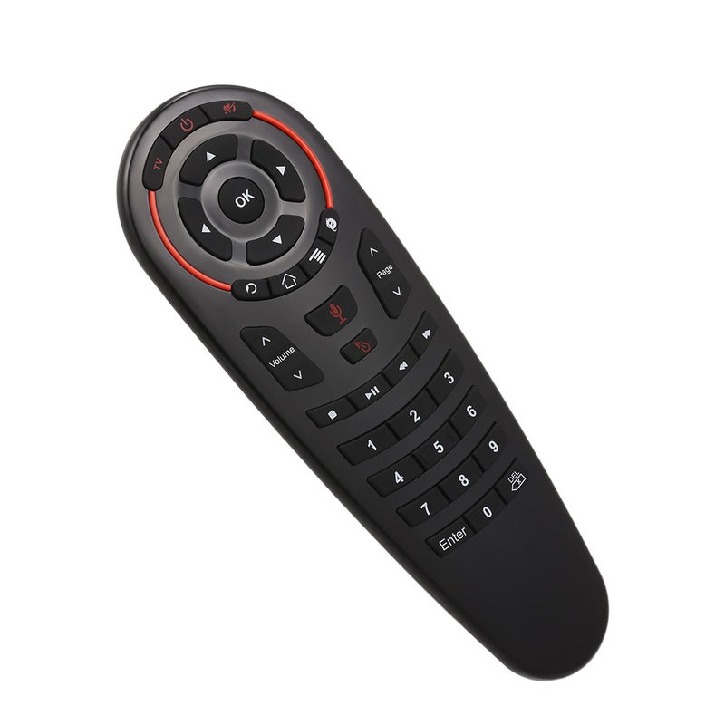 Generic - Remote Control Wireless Voice Air Mouse Gyro Sensing Black - Image 1