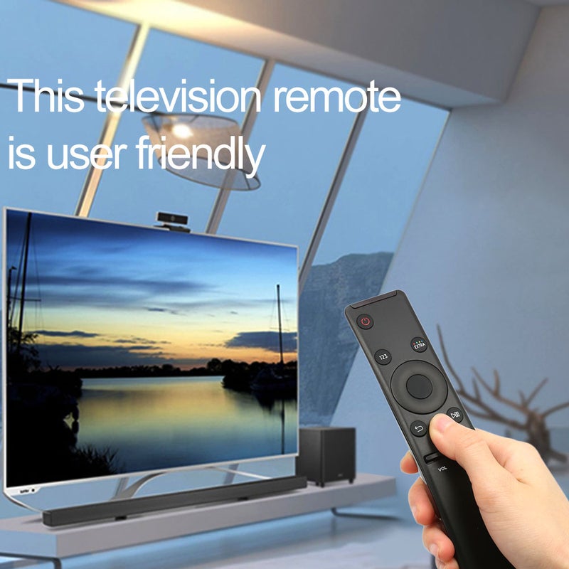 Universal Wireless IR TV Remote Controller Replacement BN59-01259B For Samsung Smart HDTV Black