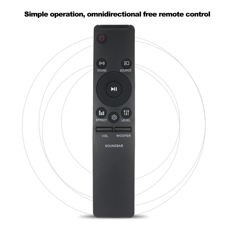 Generic - Wireless IR Remote Control AH59-02745A Fits For Samsung Sound Bar HW-K850 HW-K950 HW-K850/ZA Soundbars 433mhz Black - Image 1