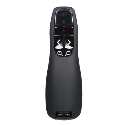 2.4G Wireless PPT Powerpoint Clicker With USB Receiver Remote Control Flip Pen Black