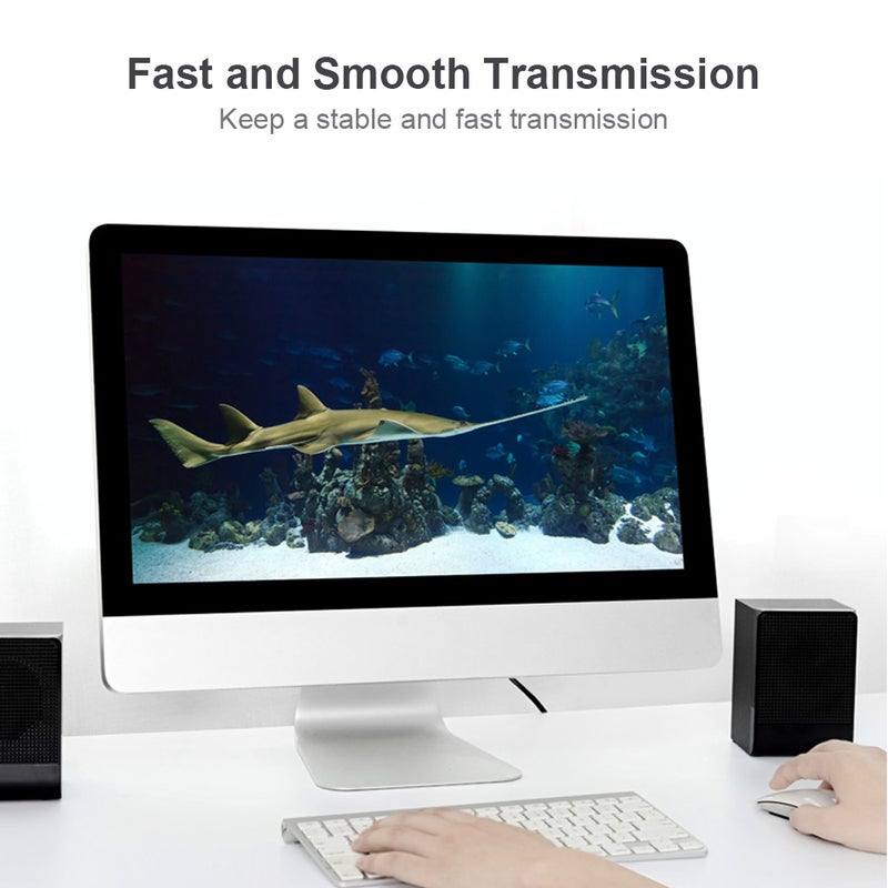 فينشن كابل شبكة محلية إيثرنت جيجابت Cat 6 للأعمال المنزلية أسود - Image 2