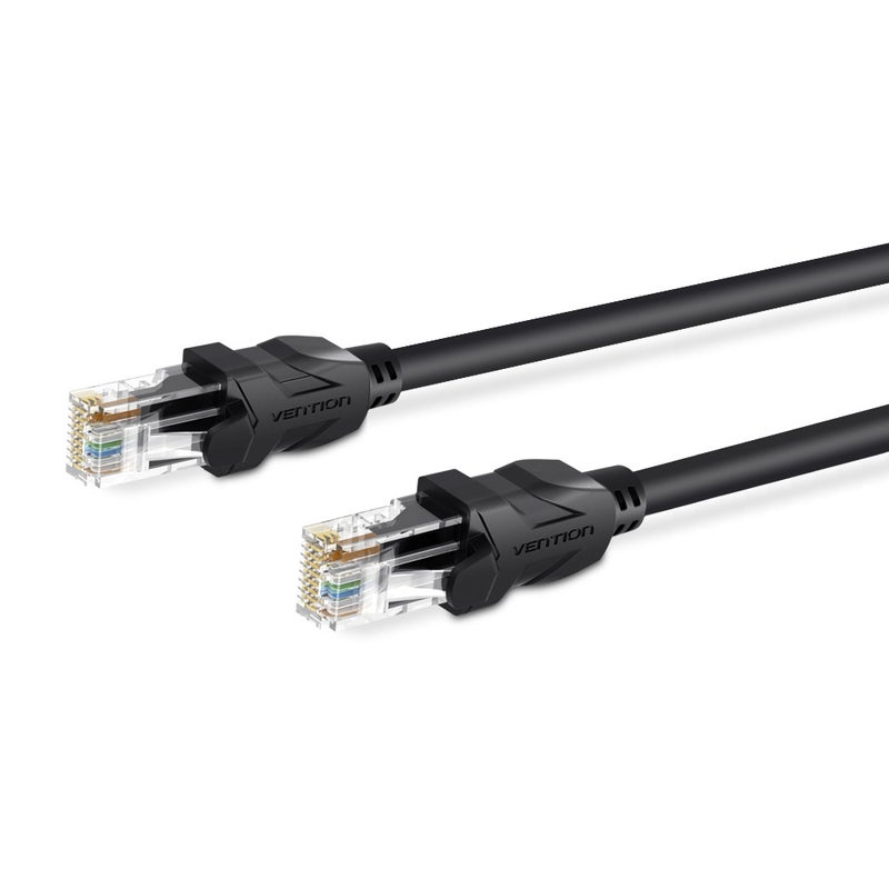 فينشن كابل شبكة محلية إيثرنت جيجابت Cat 6 للأعمال المنزلية أسود - Image 3