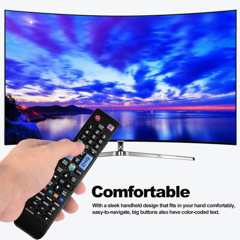 Universal TV Remote Control Wireless Smart Controller Replacement for Samsung HDTV LED Smart Digital TV Black - Image 4