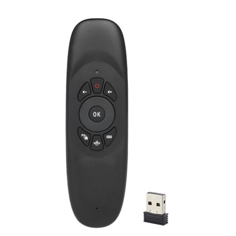 Russian English Air Mouse Wireless Keyboard Remote Control For Smart TV Android TV BOX PC Black